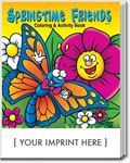 CS0436 Springtime Friends Coloring and Activity Book with Custom Imprint